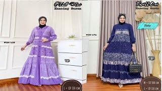 MOTIF TERBARU GAMIS TWILL CANDI MEKARGAMIS TWILL ORI