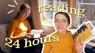 24 hours of reading   readathon reading vlog