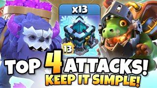 Top 4 BEST TH13 Attack Strategies for WAR Clash of Clans