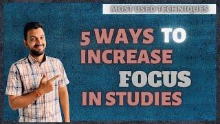 How to increase focus and study for long hours  5 tricks that successful students use