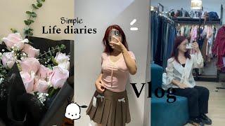 Mini Vlog 𐙚  Haul simple life diaries ── ˙ ̟ 