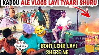 kaddu vle vlog lyi eh khet vhla krta apa  ghr da km krvata shuru dobara  Dhillonpreet Vlogs