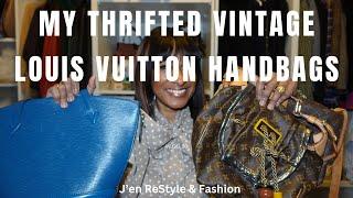 My Thrifted Vintage Louis Vuitton Hand Bag Collection  Pre Loved Luxury Handbags  Dont buy new