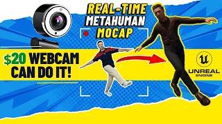 Real-Time Motion Capture with a Cheap Webcam or iPhone TDPT - Unreal Engine 5 Tutorial