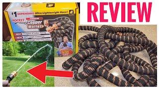 Review Pocket Hose Copper Bullet As Seen On TV Expanding Garden Hose Review