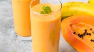 Papaya Shake Recipe - Smooth and Silky Papaya Milkshake  Ice-Cream shake  Summer Special Shake