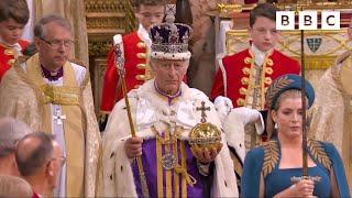 National Anthem at Westminster Abbey   The Coronation of TM The King And Queen Camilla - BBC