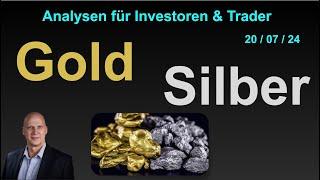  Heftige Pullbacks bei Gold & Silber  Chart- und Fundamental-Analysen