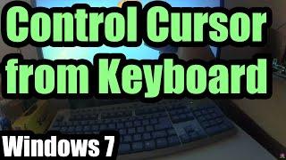 How to control Mouse Cursor from Keyboard Windows 7 Alt + Shift + NumLock