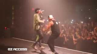 HAW Drake brings out Wiz Khalifa & smokes for the first time