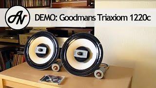 Goodmans Triaxiom 1220c - 1960s Vintage Coaxial Speakers Yamaha CD-S2000 Yamaha AS-2000