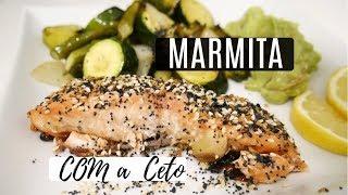 MARMITA CETO  - SALMÃO ASSADO COM LEGUMES MUITO FÁCIL