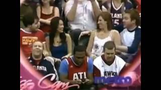 The best kiss cam in history