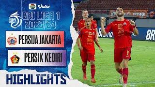 PERSIJA Jakarta VS PERSIK Kediri - Highlights  BRI Liga 1 202324