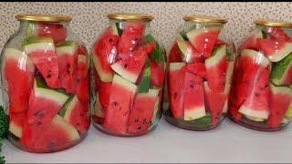 This is how I store watermelon for 1 YEARS Its even more delicious than fresh #watermelon