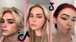Eyeliner makeup tutorial tiktok compilation  eye makeup tutorial