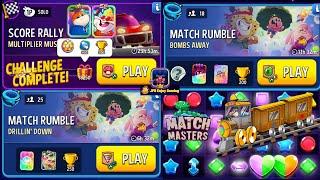 Multiplier Mushrooms Solo Challenge Score Rally 18250 Score 2 Match Rumble Match Masters