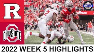 #3 Ohio State vs Rutgers Highlights  College Football Week 5  2022 College Football Highlights