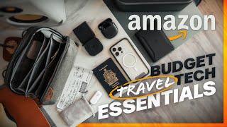 BUDGET Tech Travel Essentials from AMAZON  Travel With Me