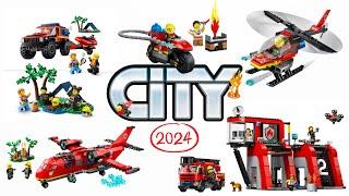 LEGO CITY FIRE 2024 COMPILATION