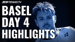 Wawrinka Beats Tiafoe in Epic Tsitsipas Bautista Agut Through to QFs  Basel 2019 Day 4 Highlights