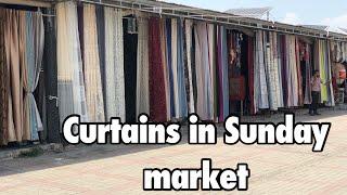 Curtains shopping in landa bazar islamabadsunday market @mariaanas91 #vlog  #landabazar