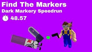 Dark Markery Speedrun  48.57  Find The Markers