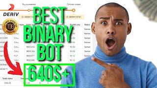 BEST BINARY BOT 2023  BEST DERIV BOT  NO MARTINGALE  NO LOSS  HINDI RICH