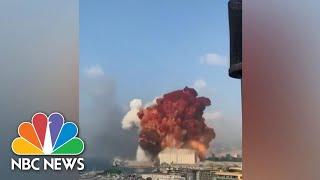 Massive Explosion In Lebanon Kills Dozens Injures Thousands  NBC Nightly News