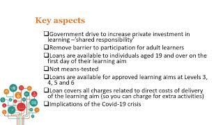 Making the best of your advanced learner loans facility