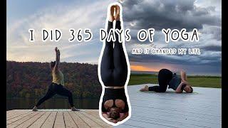 I did 365 days of yoga heres what happened.