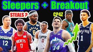 NBA Fantasy Basketball Sleepers Breakout Players 2023-2024