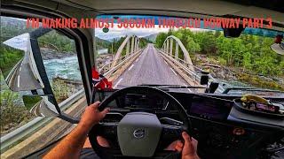 I travel all over Norway back and forth Part 3 POV Truck Driving 4K60 Volvo FH540