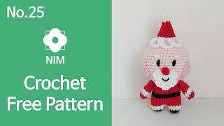 No.25 Santa Claus doll crochet free pattern