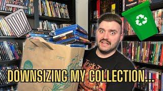 How I Downsized My Blu Ray Collection - Going Over My Movie Collection