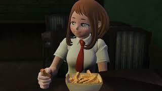 【MMD】Ochaco burp burp animation