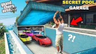 GTA 5  Franklin Unlocked The Most Secret Pool Garage In His Swimming Pool GTA 5 