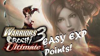 Warriors Orochi 3 Ultimate Easy Growth points. 400000 in 8 Mins