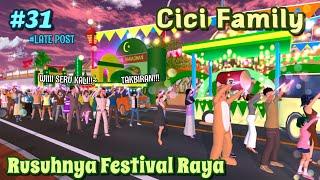 CICI FAMILY  Rusuhnya Festival Raya  #31  SAKURA SCHOOL SIMULATOR