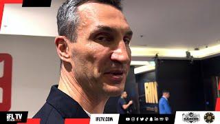 WE DONT CARE ABOUT THE REMATCH - WLADIMIR KLITSCHKO IMMEDIATE REACTION TO USYK WIN VS TYSON FURY