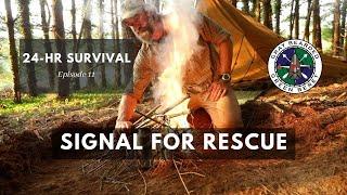 How to Get Seen and Get Rescued in an Emergency 24 Hour Survival Ch. 11  Gray Bearded Green Beret