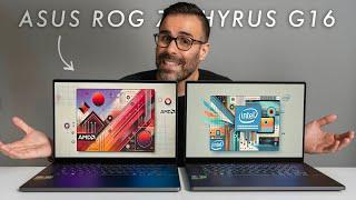 ASUS ROG Zephyrus G16 - INTEL vs AMD