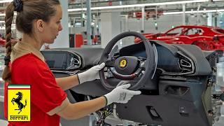 Ferrari Production - Inside Gigantic multi billion € factory producing supercars