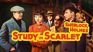 A Study in Scarlet 1933  Sherlock Holmes  Mystery Thriller  Full Length Movie