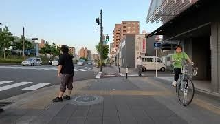 Kyoto Japan bicycle infrastructure progression