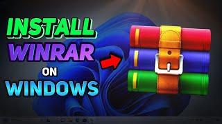 How to Download & Install WinRAR on Windows 1011 Tutorial