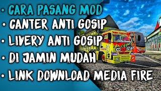 CARA PASANG MOD CANTER ANTI GOSIP MUDAH  BUSSID