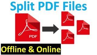 How to split a PDF document into multiple files  Splitting PDF Pages