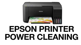 طابعات ابسون - طريقة التنظيف القوي ومتى يتم استخدامه - Epson Printer Power Cleaning