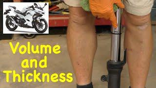 INTRO Fork Oil Upgrade Thickness & Volume Ninja 400 Project Ep 6